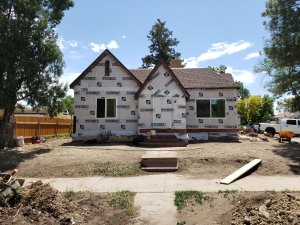 A picture of a home being remodeled in Colorado Springs.